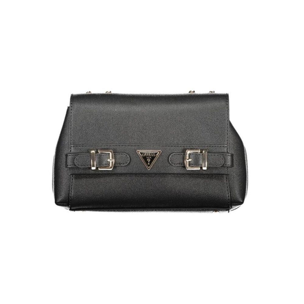 Guess Jeans Black Polyurethane Women Women's Handbag